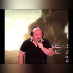 French man sings sasageyo