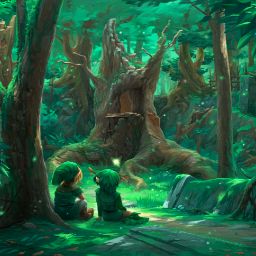Zelda Ocarina of Time - Kokiri Forest