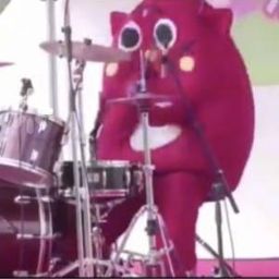 pro drummer at a kids show