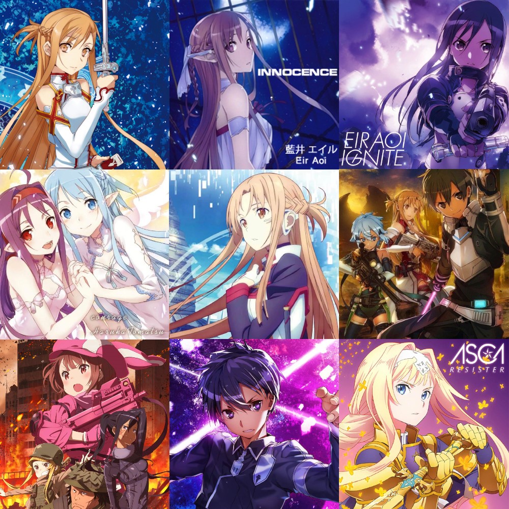 Sword Art Online Opening Compilation